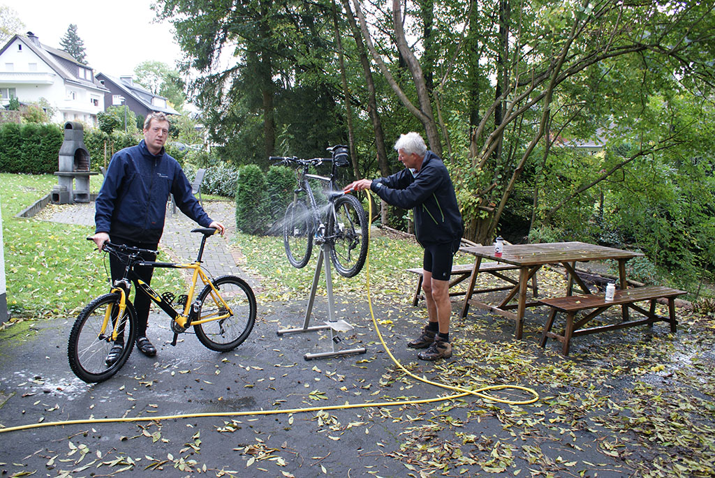 Schoonspuiten fietsen